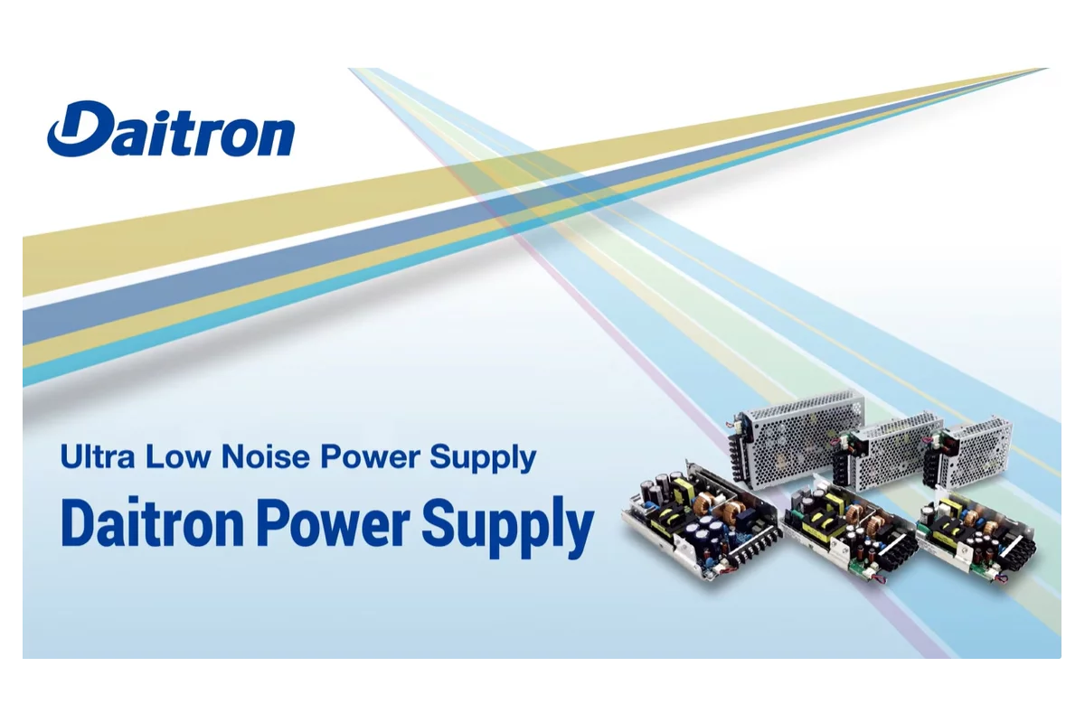 Ultra low noise power supplies from Daitron