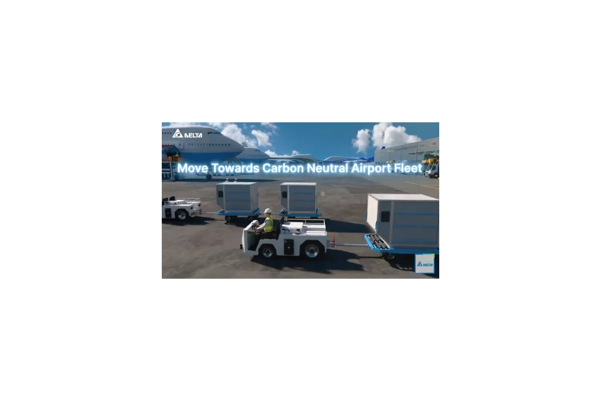 Work towards a CO₂-neutral airport fleet with the help of Delta MOOVair
