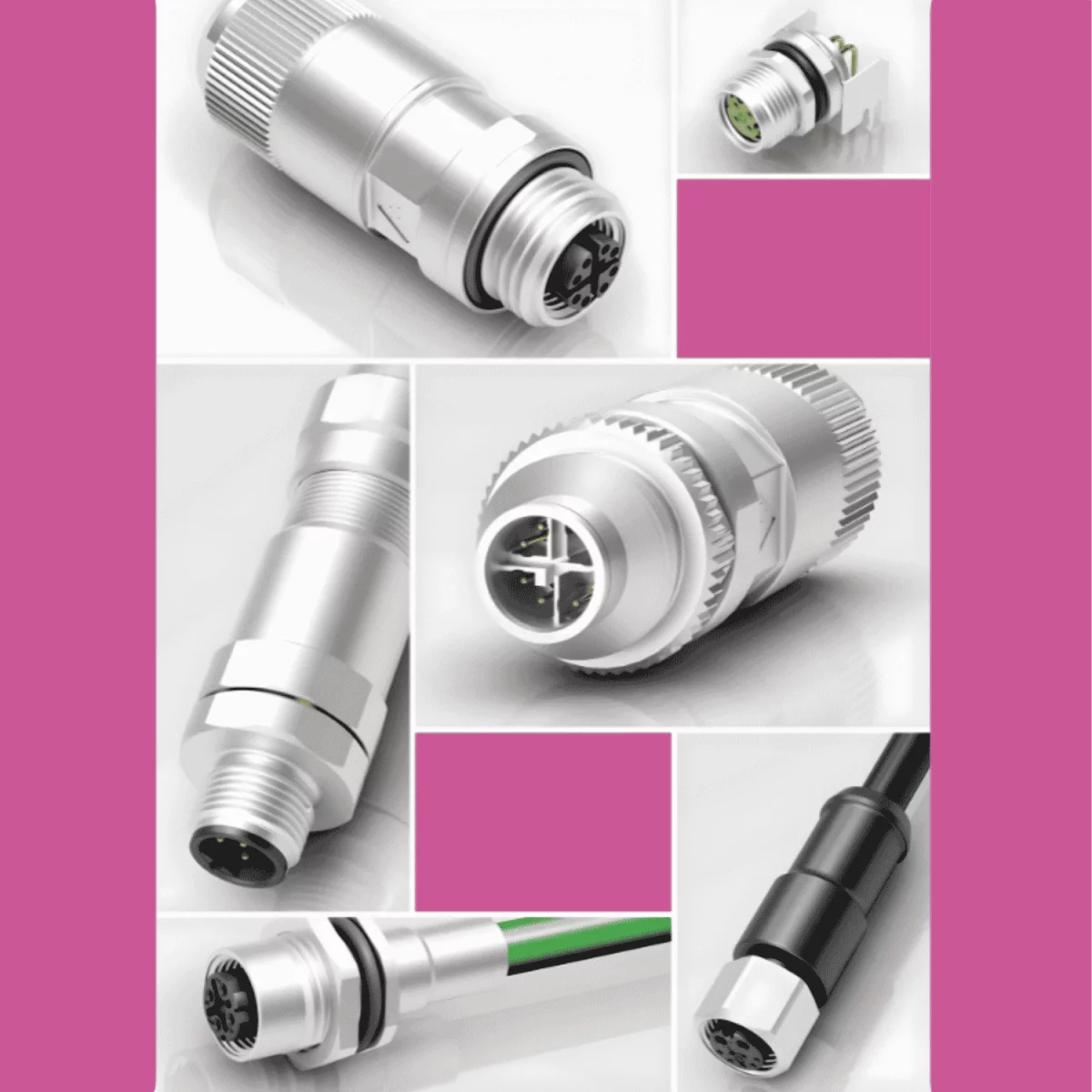 Binder M12 X-coded connectors