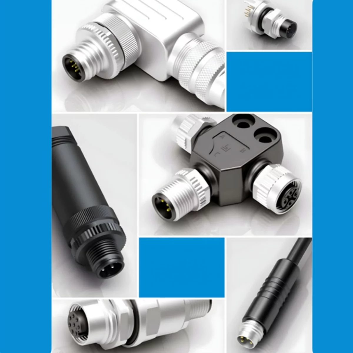 Binder sensor connectors