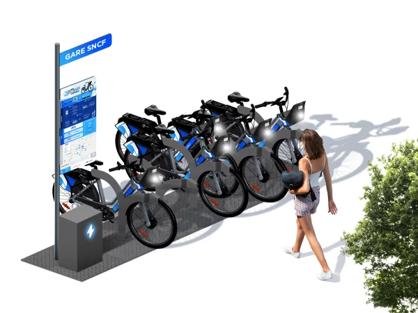 Reliable power supply for e-bike charging stations