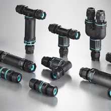 Wide range of waterproof connectors