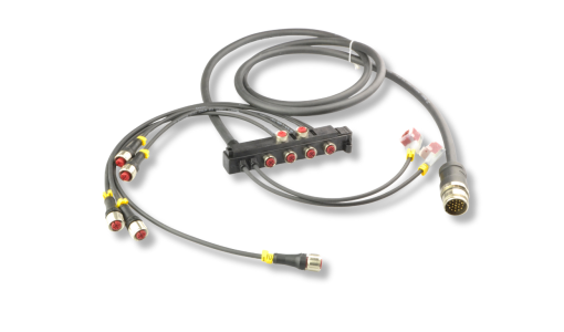 Shield cable set