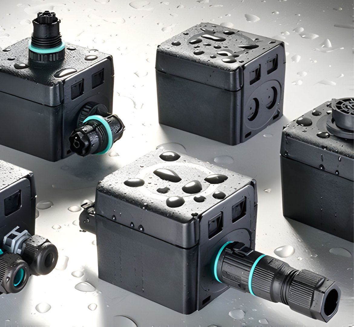 Waterproof junction boxes 