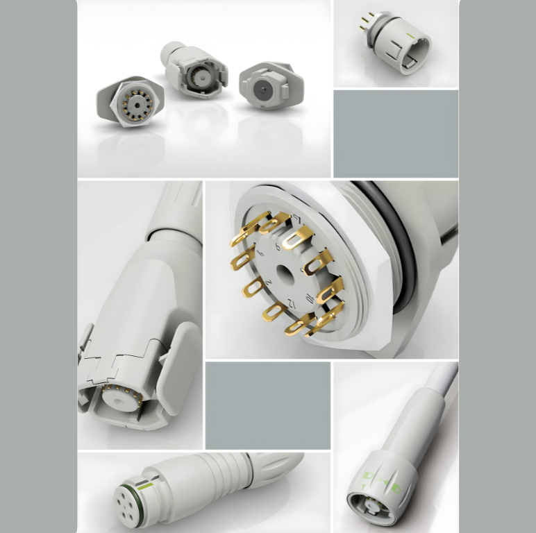 Binder medical connectors