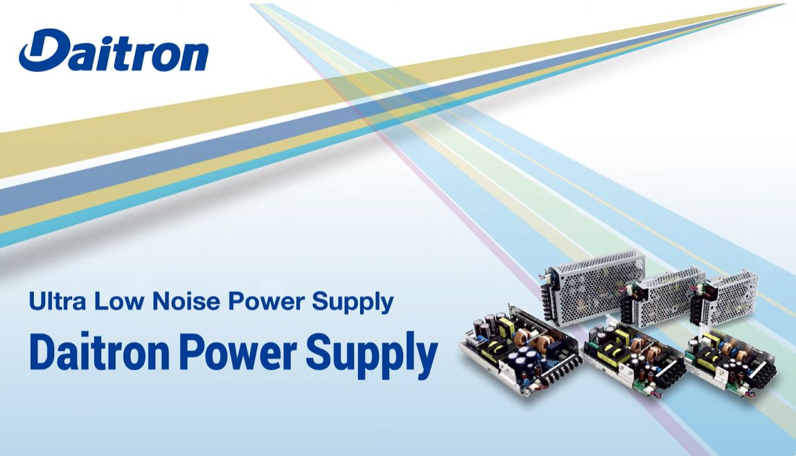 Ultra low noise power supplies from Daitron