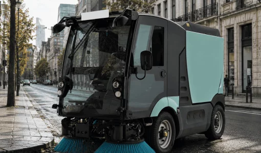 Robuuste DC/DC-<br>conversie voor de <BR>volgende generatie <Br> veegwagens