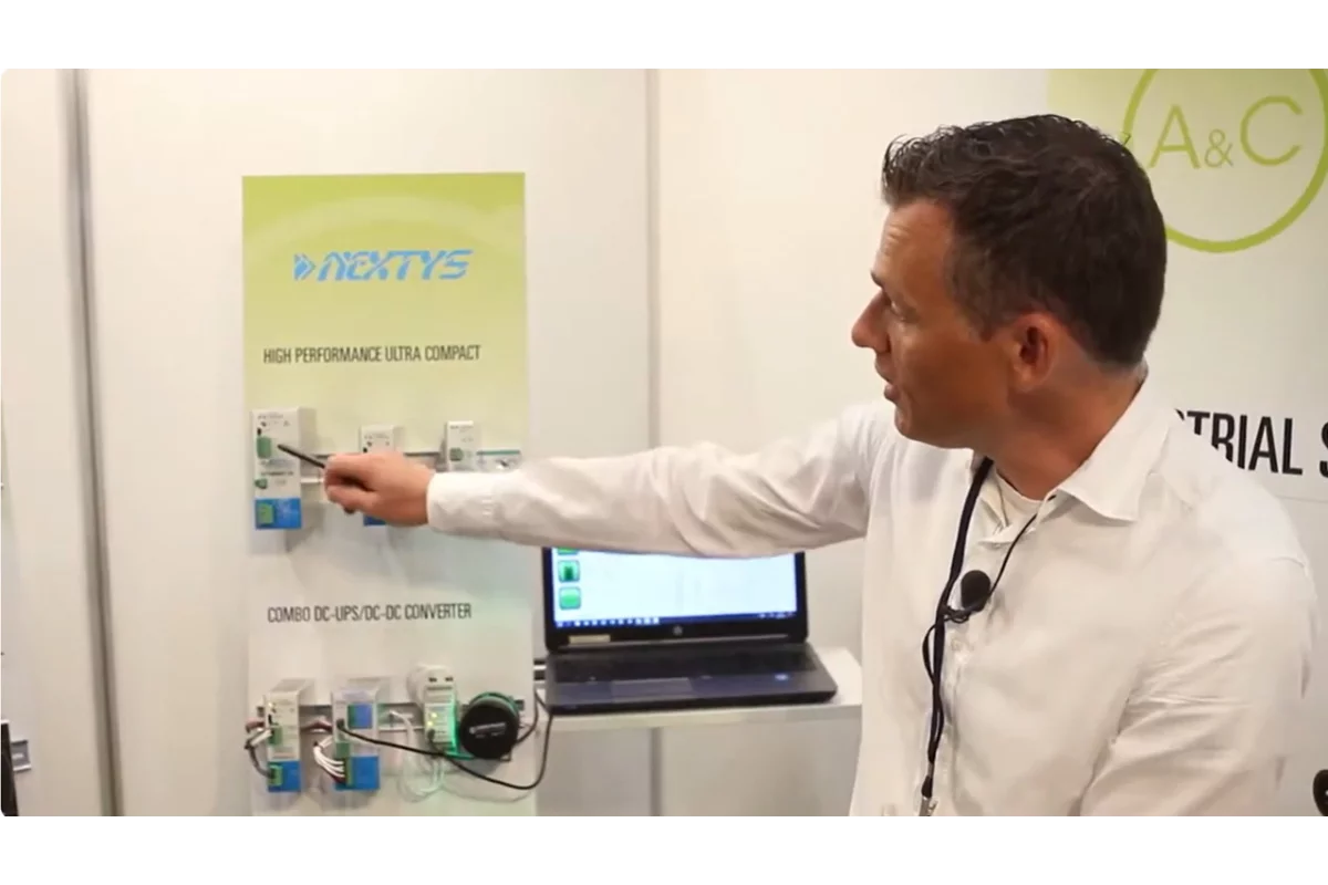 Ontdek de intelligente & compacte DIN Rail voedingen van niche speler Nextys