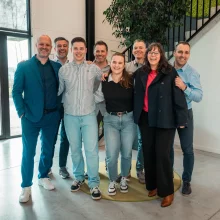 Het team komt op de eerste plaats