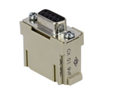 female insert, MIXO, 1MU, 9p, crimp, 5A, 50V, D-SUB