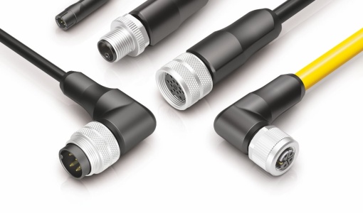 De Kabelconnectors van Binder met Triangular Moulding