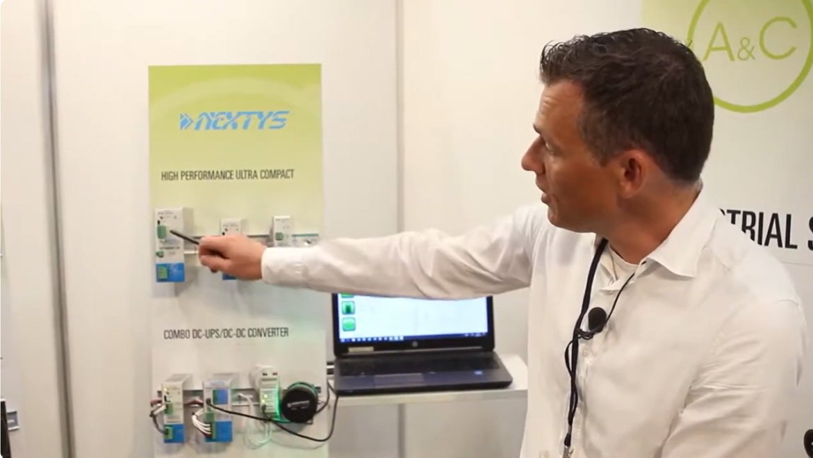 Ontdek de intelligente & compacte DIN Rail voedingen van niche speler Nextys